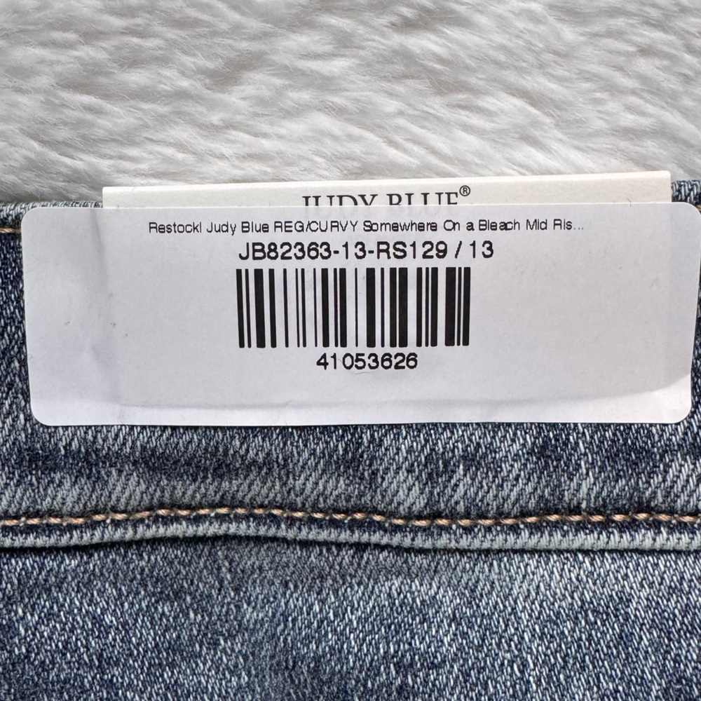 Judy Blue Women's Ripped Dark Denim Jeans - Picture 5 of 5